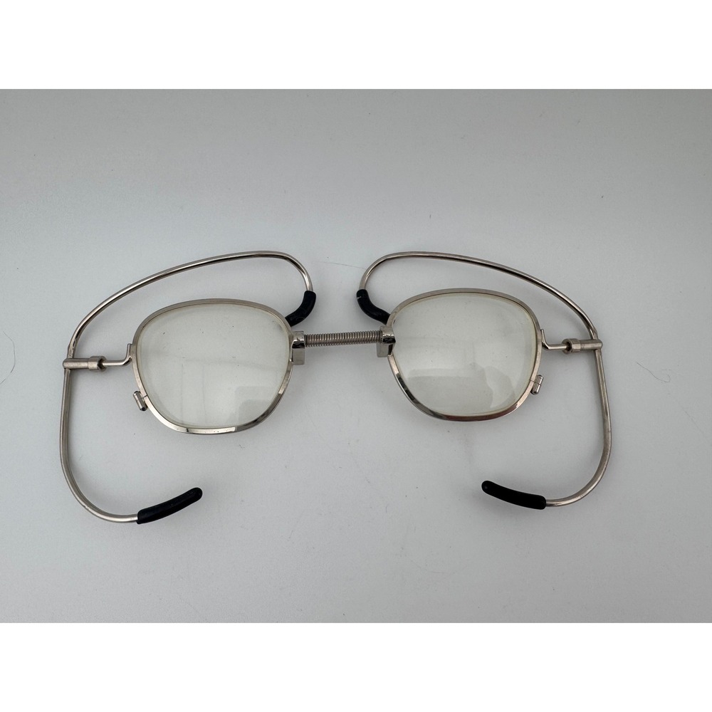 Vintage US Military M-17 Respirator Glasses - Marked: AS